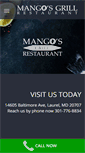 Mobile Screenshot of mangosgrillrestaurant.com